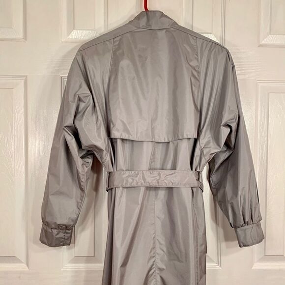 GRAY GALLERY FULL LENGTH RAIN COAT SIZE 8 - Picture 9 of 13